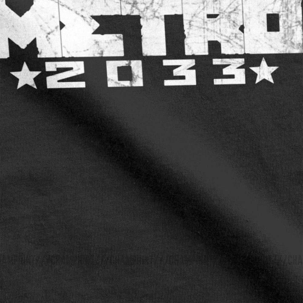 Мужские футболки 2033 Metro Exodus футболка с газовой маской для токсичных игр новинка