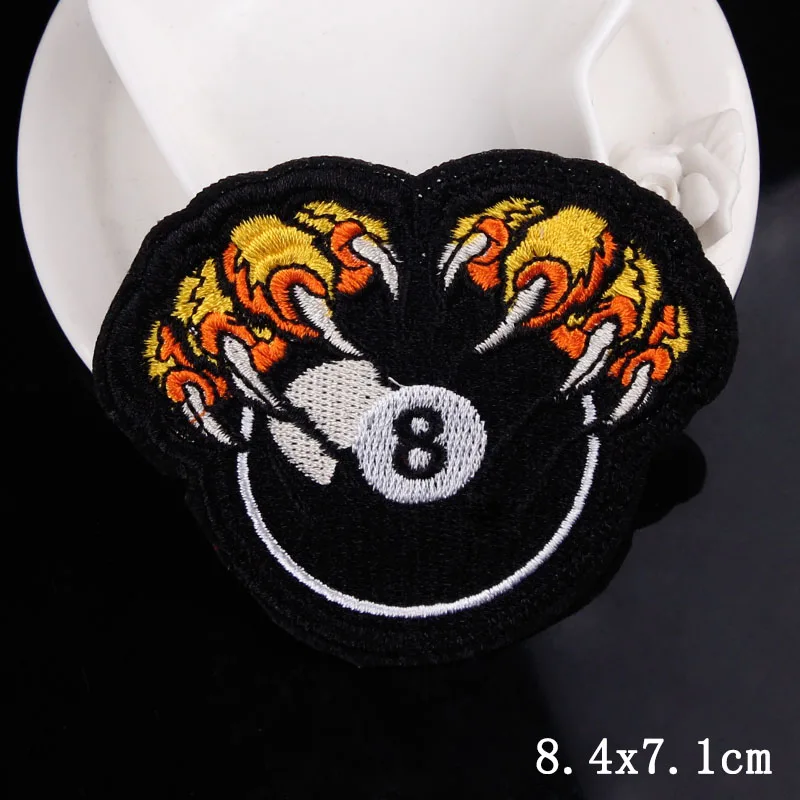 Нашивка в стиле панк вышитые нашивки для одежды патчи утюга на одежде