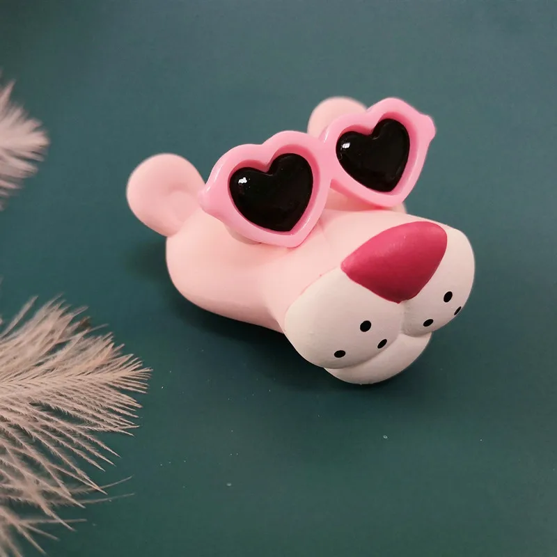 Красный розовый пантера вентиляционное отверстие зажим креативный автомобиль