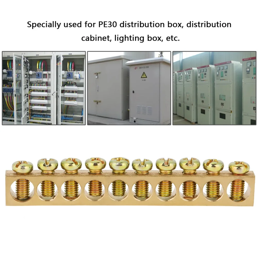 10 шт. 5-7-10-отверстие электрический распределительный проводной винтовой