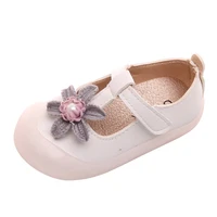baby girls sandals summer shoes children toddlers spring flats t strap floral flowers toddlers shoes soft leather breathable new