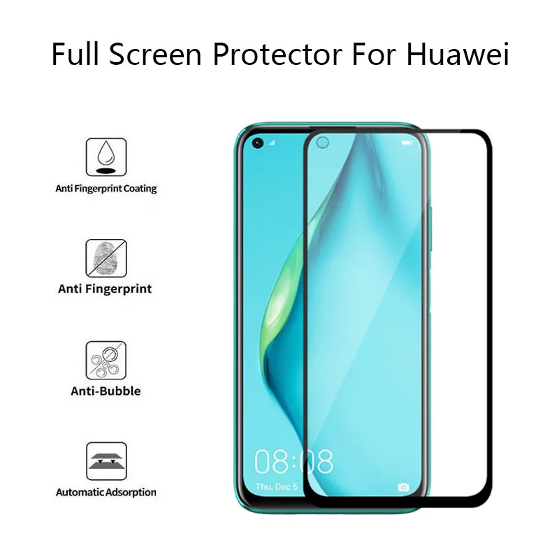 

2 шт., защитное закаленное стекло для экрана Huawei Nova 7i 6SE