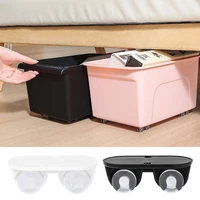 4pcs universal caster wheels trash can self adhesive storage box furniture rollers small trolley castors