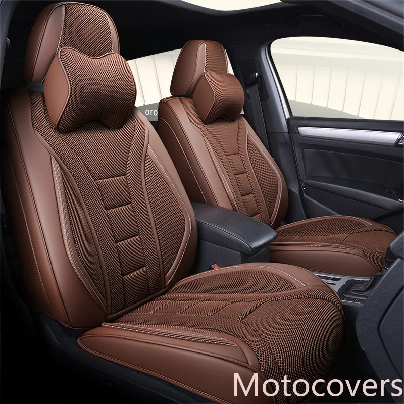 

Motocovers новые чехлы для сидений автомобиля седан прочный кожаный Универсальный пять сидений комплект для 5 местный P17504-6