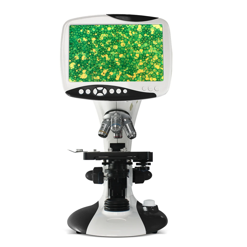 Цифровой биологический стерео микроскоп TS3 10X 1600X с ЖК дисплеем и экраном 9 дюймов