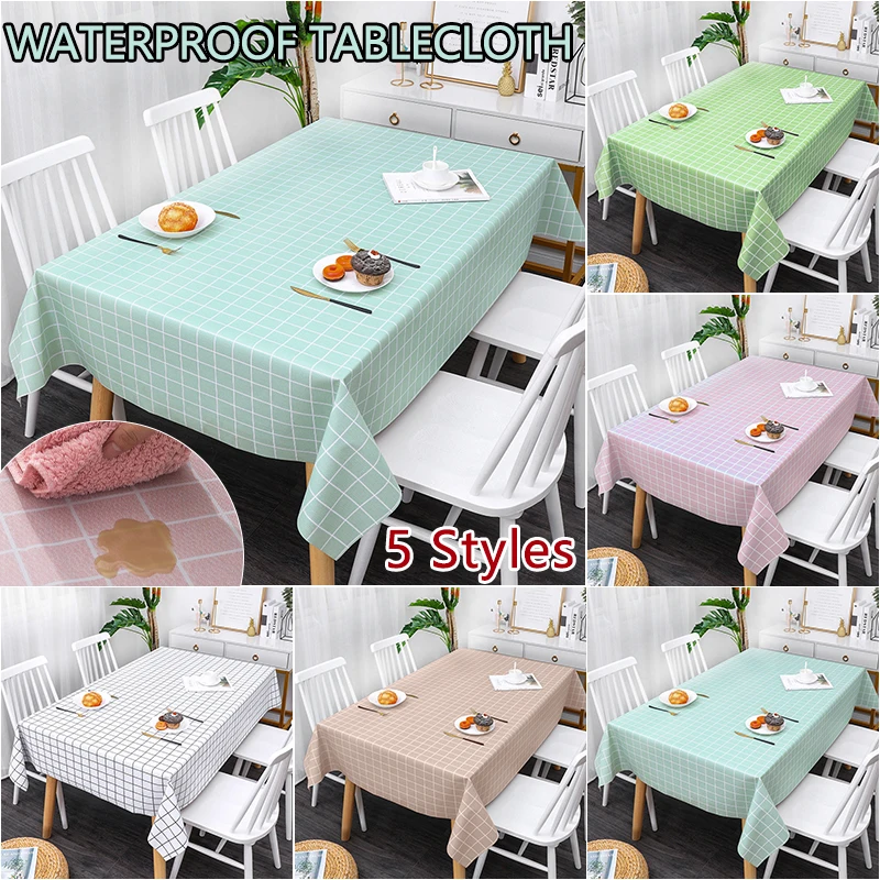 

Скатерть для свадебного стола, прямоугольная, в стиле кантри, клетчатая скатерть для обеденного стола, кухонный домашний декор