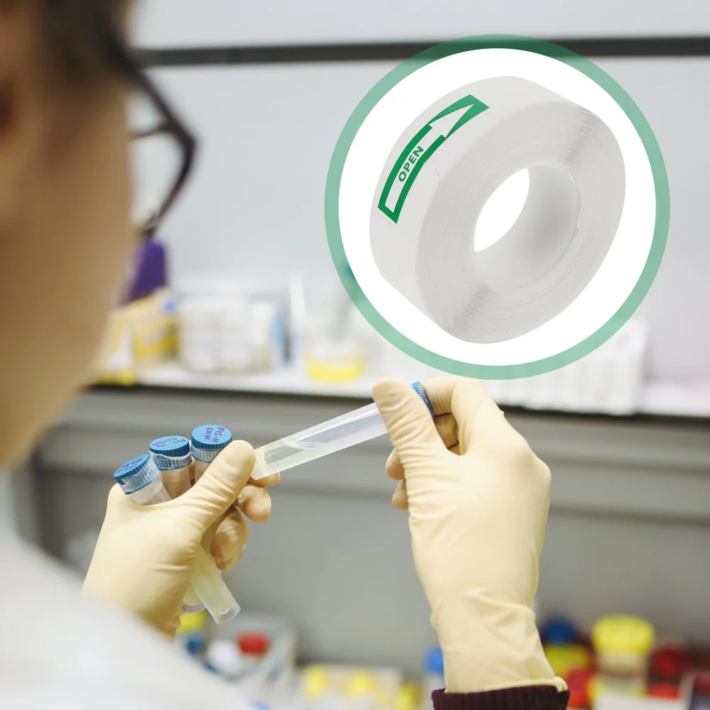 

1 Roll of 3000Pcs Waterproof Test Tube Stickers Self Adhesive Barcode Stickers