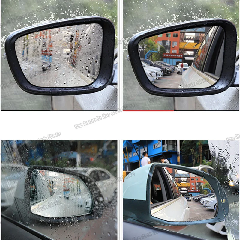 

Lsrtw2017 Nano Car Window Rearview Rain Film for Audi A4 A5 A6 Q3 Q5 Q5 A3 Q7 Accessories anti-water anti-rain sticker mirror