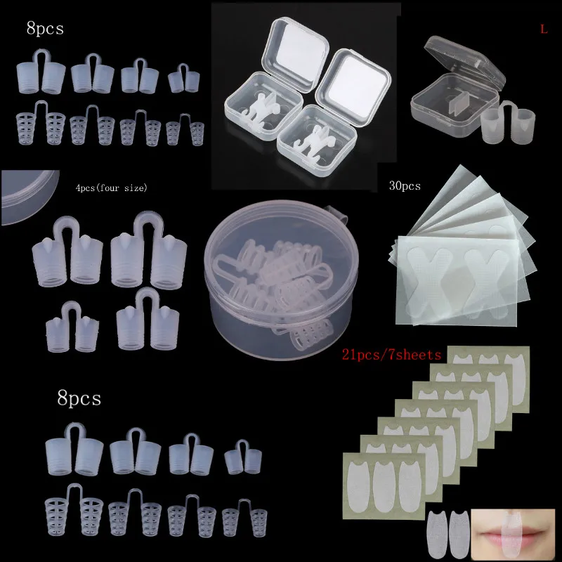 

16styles Medical-Grade Soft Silicone Anti-Snoring Nasal Dilator Ventilation Easy To Breathe Sleep Aid Nose Clip