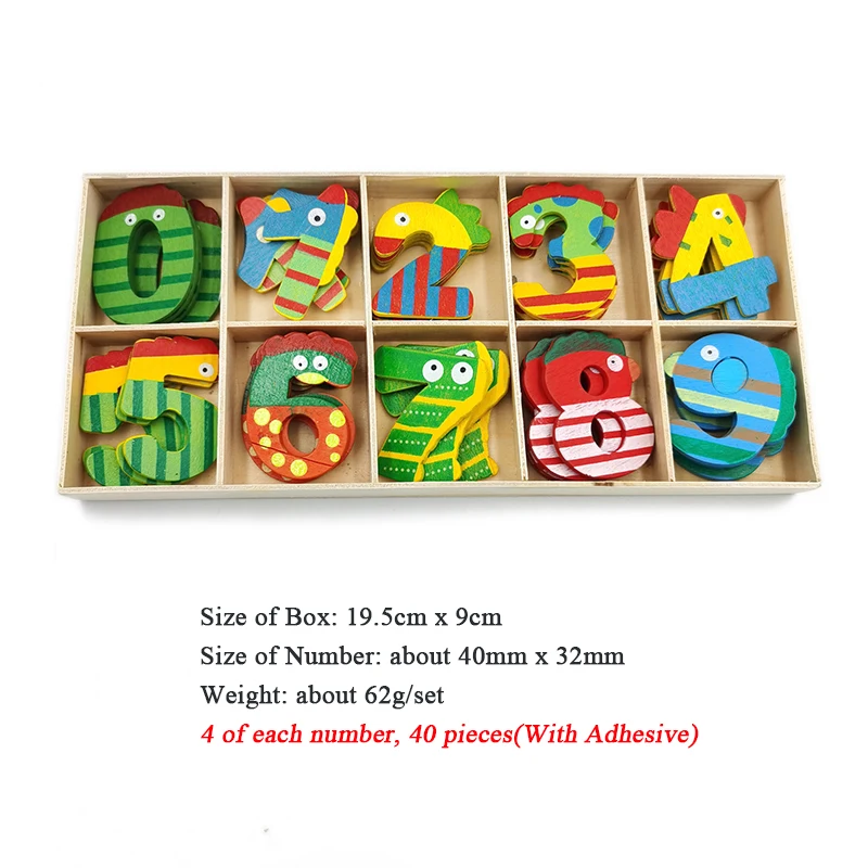 

Wooden Numbers for DIY Craft, Number 0 to 9 Wood Alphabet ABCs Numbers for Learning, Wall Decor