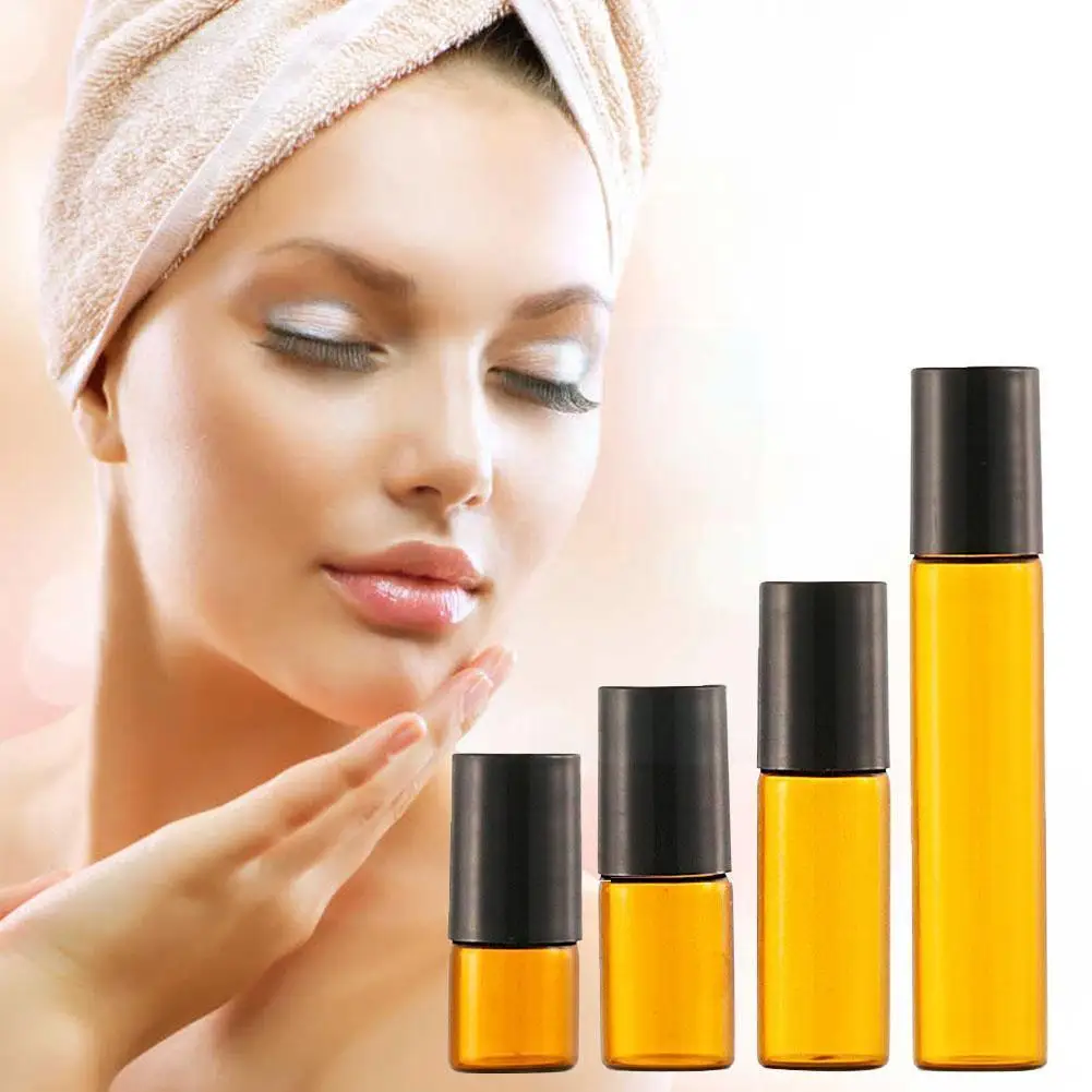 

2/3/5/10ml Dark Brown Glass Bottle Essential Oil Bottles Vial Roller Bottle Cream Dispensing Eye Essential Oil Sample Conta E8v6