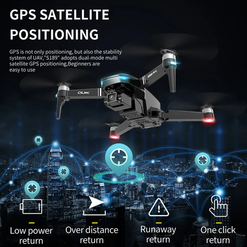 новый gps дрон s189 с двойной камер