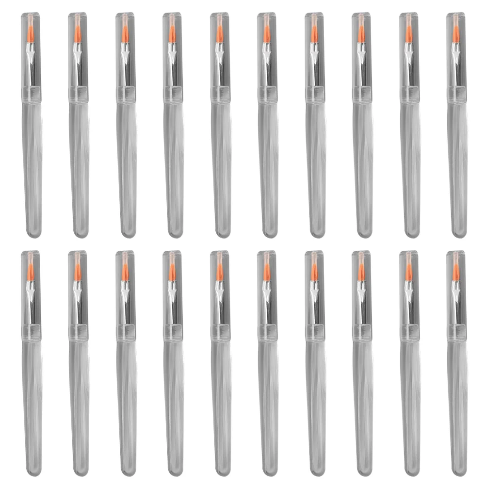 

20 шт., полимерные кисти для губ