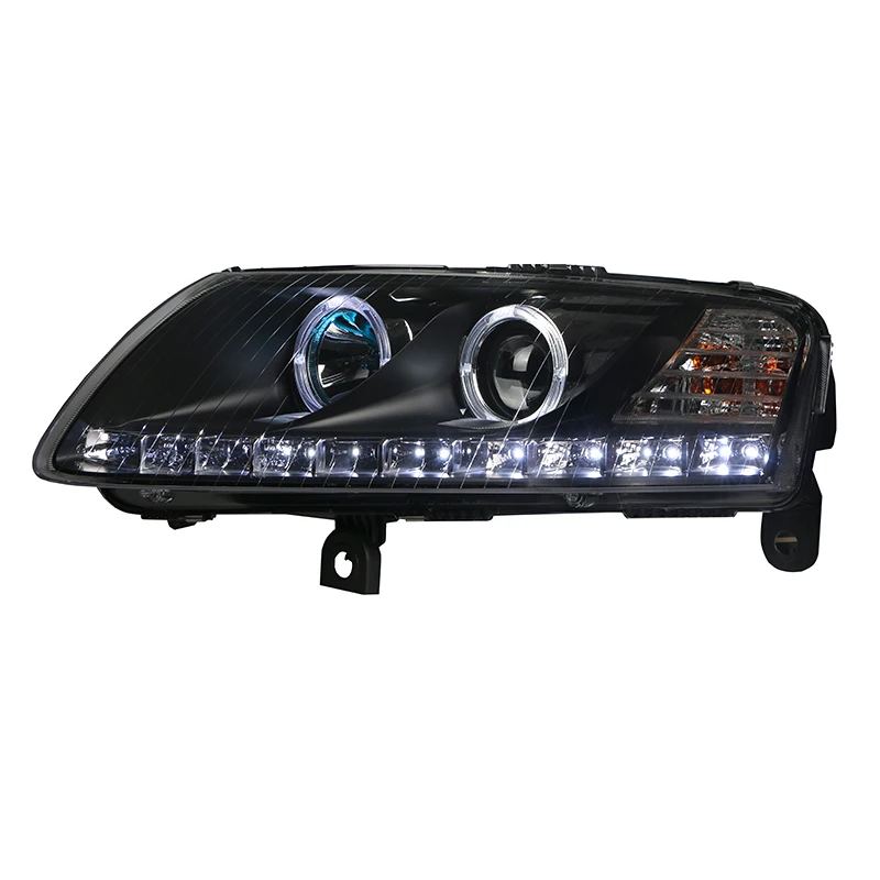 

For AUDI A6 Headlights 2005-2011 Turn Signal Streamer Version head lamp projector lens