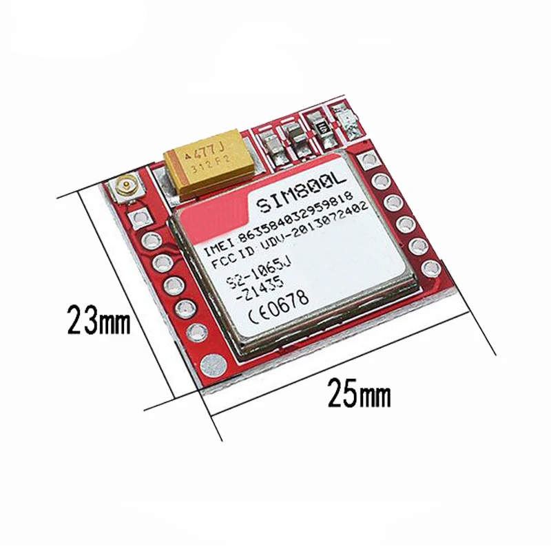 SIM800L GPRS GSM модуль Micro SIM-карта ядро четырехдиапазонный TTL последовательный порт