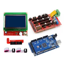 3D Printer Parts Excellent Mega 2560 R3 Mega2560 REV3 +RAMPS 1.4 Controller +RAMPS1.4 LCD 12864 LCD for arduino kit
