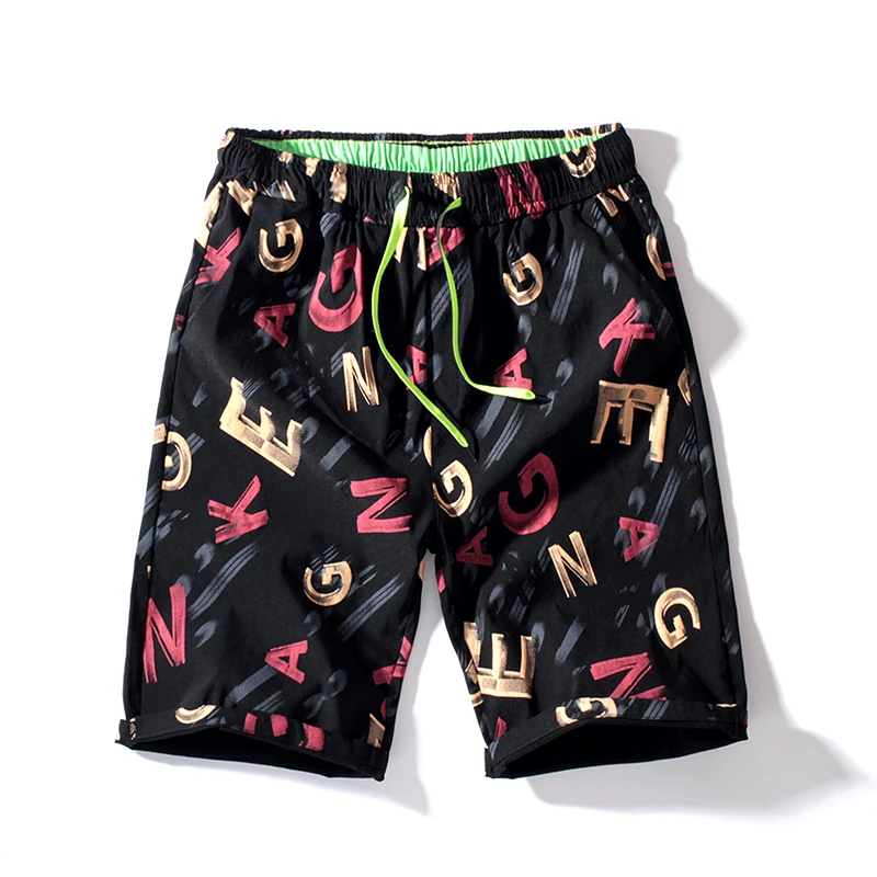 

Summer Men's Youth Youth Fashion Personality Loose Trend Half-Length Five-Point Shorts Personality Fashion New