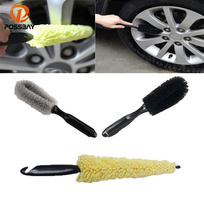 POSSBAY щётка колеса автомобиля автомобильная с короткой ручкой щетка для очистки