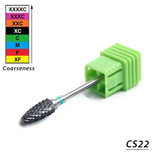 CS22 STZ 1 шт. керамические сверла для ногтей Маникюрные роторные фрезы электрические пилочки для ногтей Гель-лак для удаления педикюра аксессуары CS01-27 - Цвет: CS22
