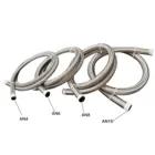 1 метр AN4AN6AN8AN10 304 двойной плетеный тормоз из нержавеющей стали топливный шланг для бензинового топлива Автомобильная трубка система охлаждения труб