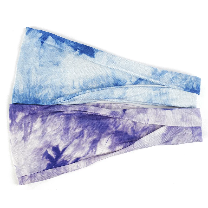 Повязка для волос ярких цветов девушек тюрбан Женская повязка бант эластичный