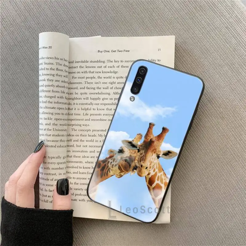 

Cute animal giraffe Phone Case For Samsung Galaxy S8 S9 S10 Plus S10E Note 3 4 5 6 7 8 9 10 Pro Lite cover