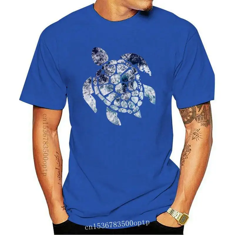 

New Summer Funny Casual Retro Clothing Men Top Tees Streetwear Harajuku Sea Turtles Printed Cute Graphic T Shirts Men