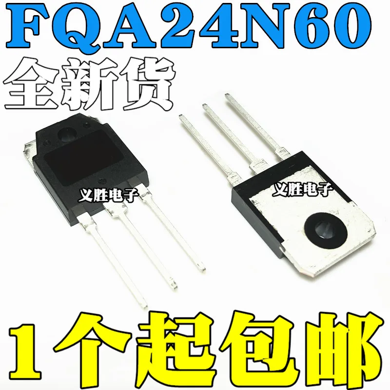 

2pcs/lot FQA24N60 MOS TO-3P 24N60 24A 600V In Stock