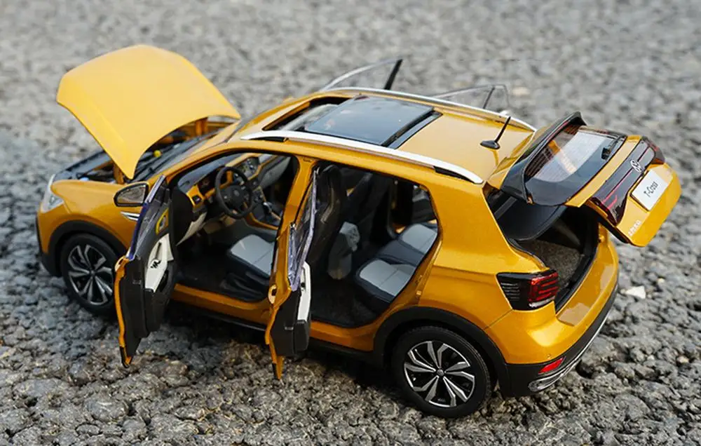 1/18 весы Фольксваген T-CROSS SUV литая модель автомобиля модели игрушки коллекция |
