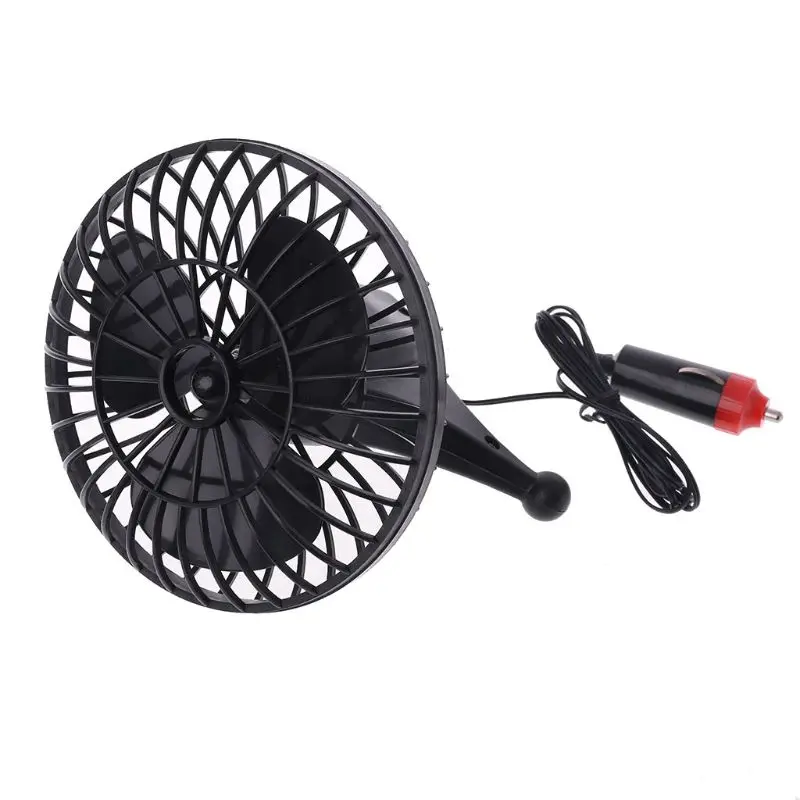 

W3JB New 12V Powered Mini Car Vehicle Cooling Air Fan Adsorption Summer Gift
