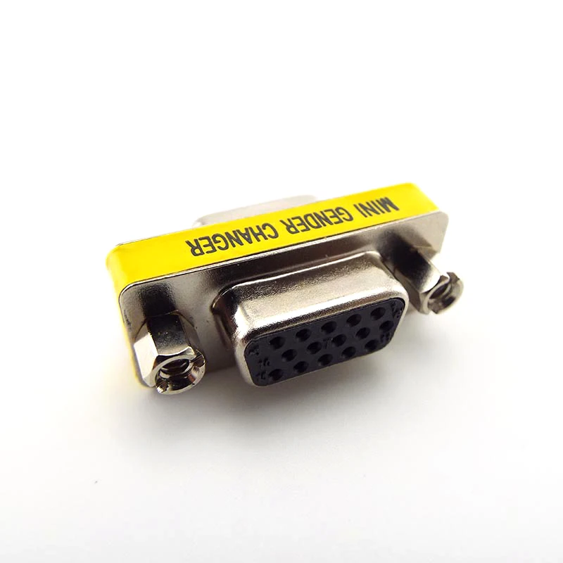 VGA / SVGA 15pin женский кабель адаптер для смены пола F/F соединитель расширителя