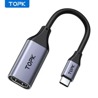 topk lh 11 usb type c to hdmi cable for macbook pro smart laptop pc tv xbox one macbook air extender cord mini fast speed cable
