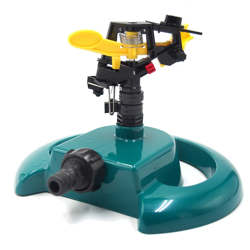 Садовая Автоматическая насадка для полива трех рук 360 градусов вращающийся