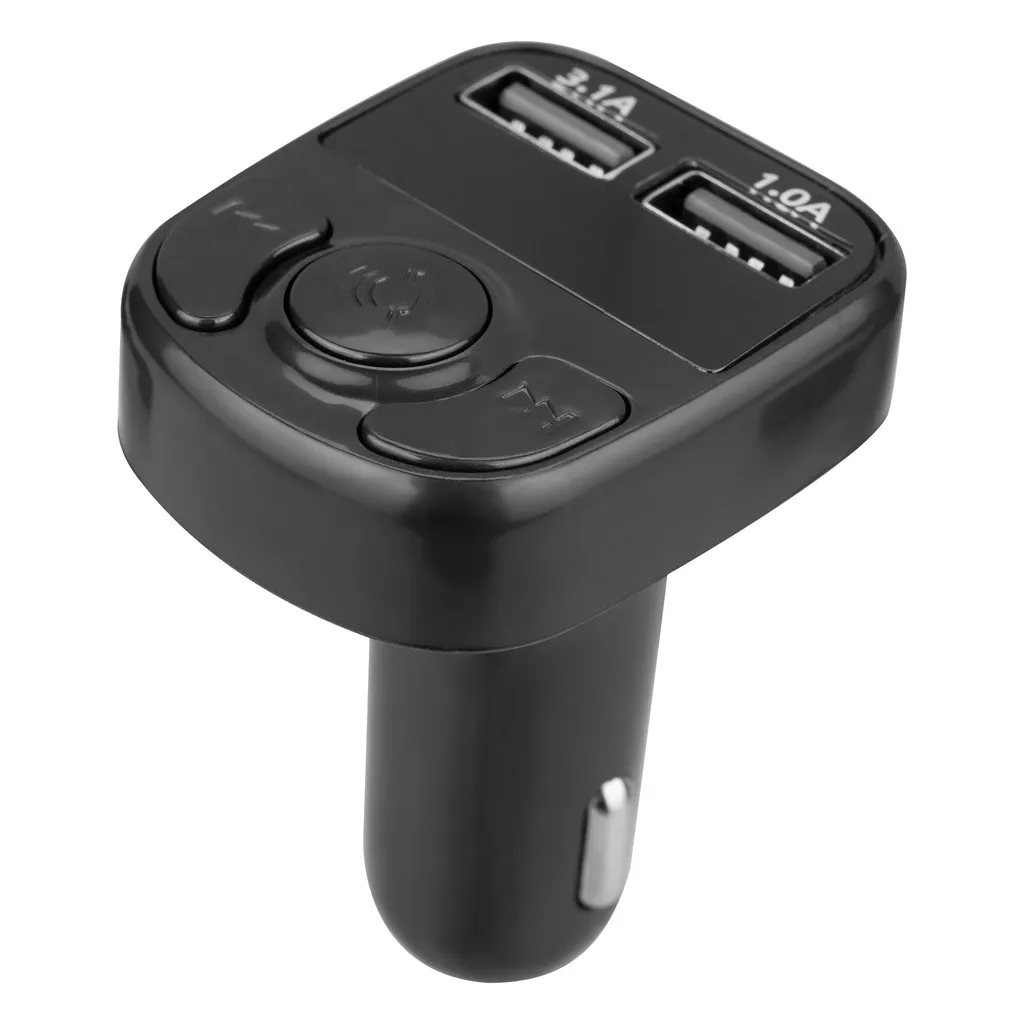Hot Car FM Transmitter Bluetooth Handsfree MP3 Player USB Wireless Charger Modulater Carkit Support TF Card Black | Электроника