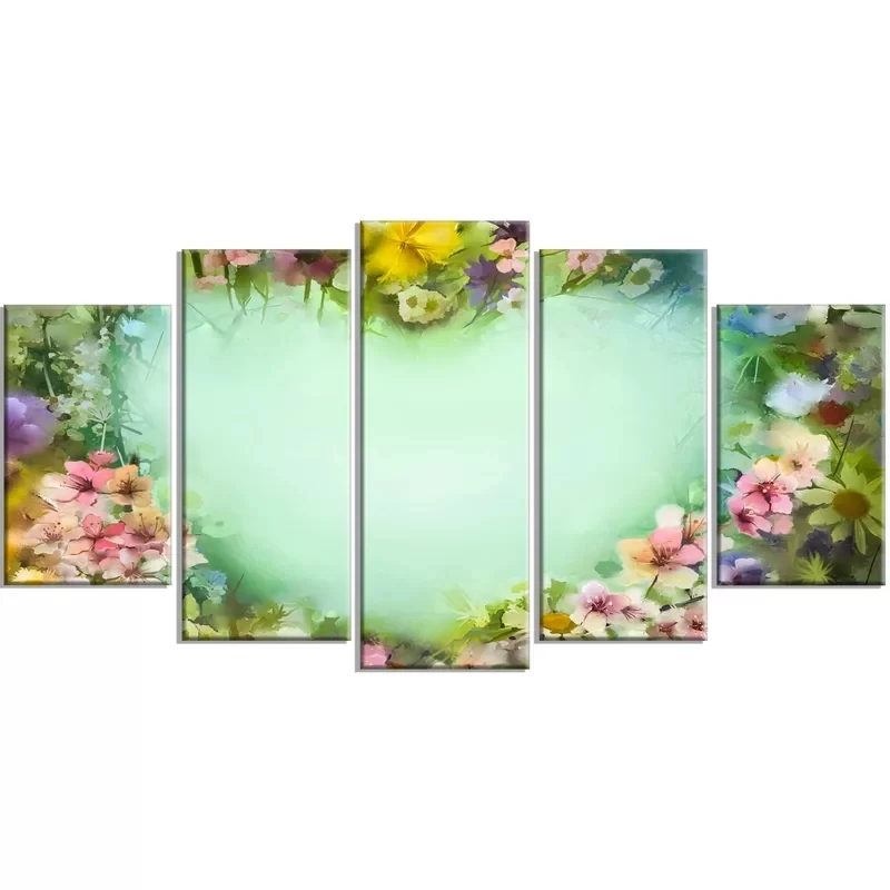 Модульные Hd принты изображения тумана красивые цветы любовь домашний Декор