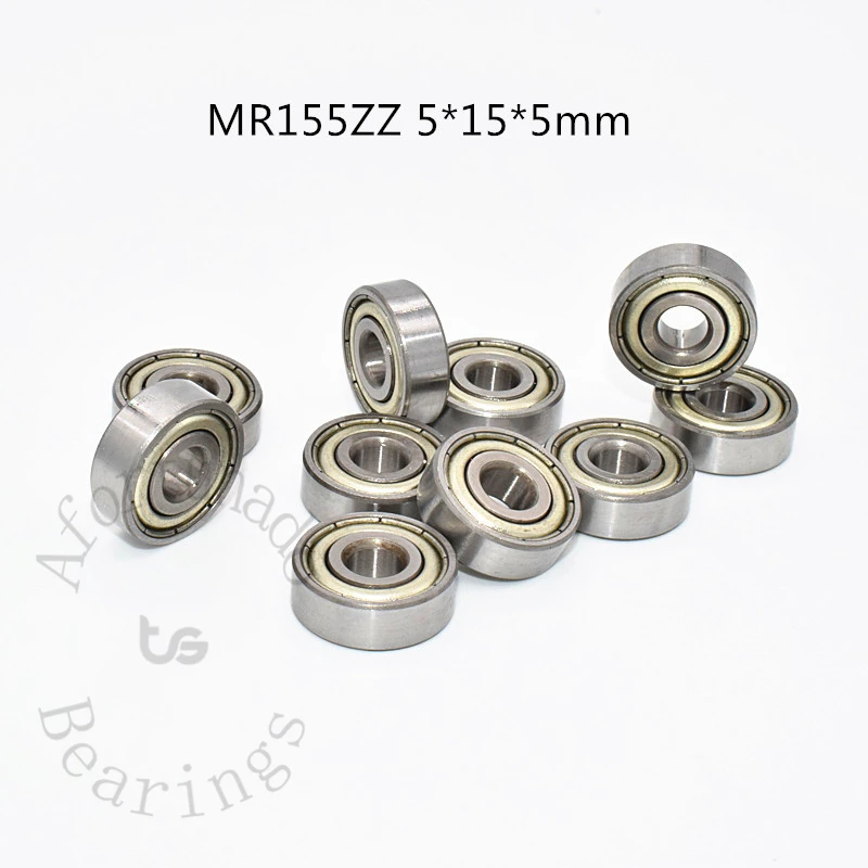 

MR155ZZ 10 шт. 5*15*5 (мм) Миниатюрный подшипник из хромированной стали с металлическим уплотнением
