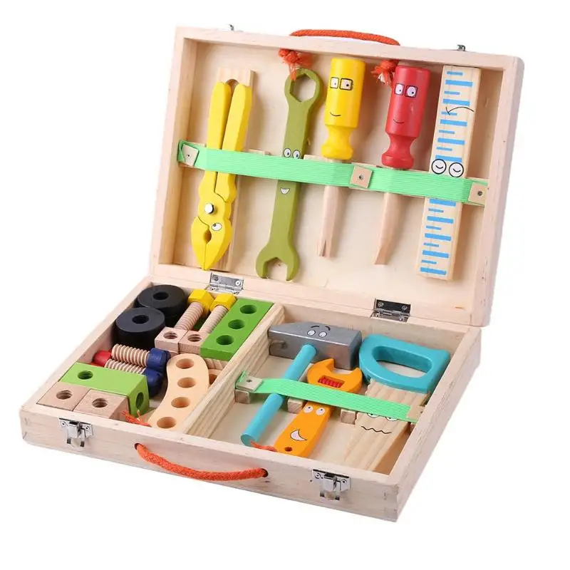 

Portable Repair Tool Box Cartoon Repair House Play Children Hot Selling Safety Expanding Thinking Boy Educational Toy