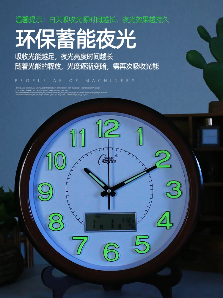 Большие светодиодные цифровые настенные часы бесшумные кухонные креативные