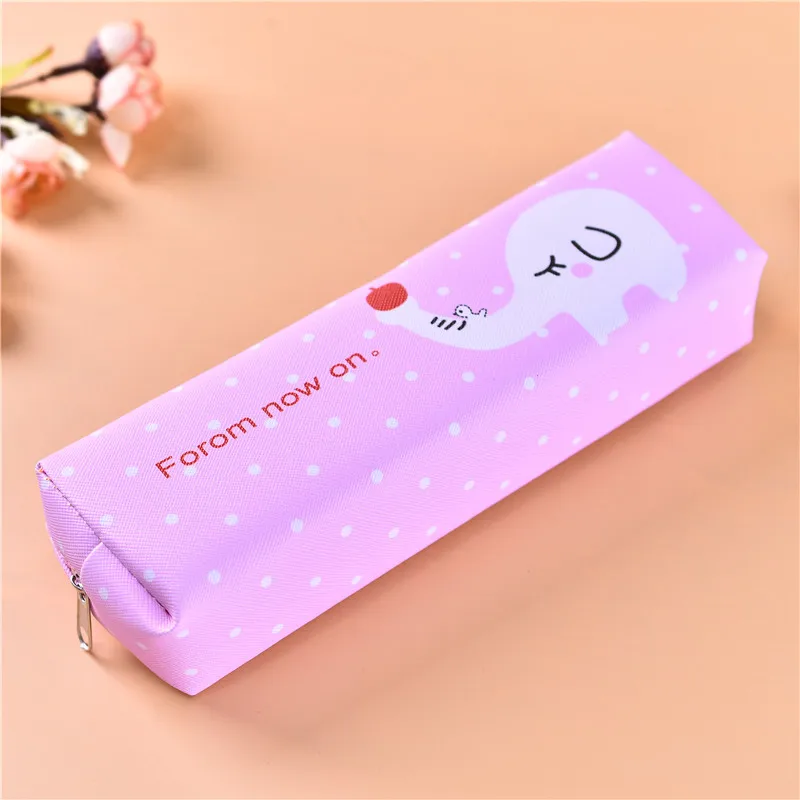 Сумка для хранения с мультяшными животными на молнии оленем Холщовая