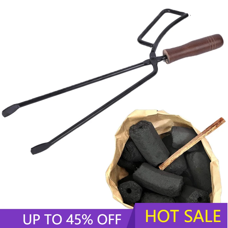

Barbecue Tongs Charcoal Cherry Picking Tool Charcoal Grill Rake Camping Fire Poker Barbecue Tongs Barbecue Accessories