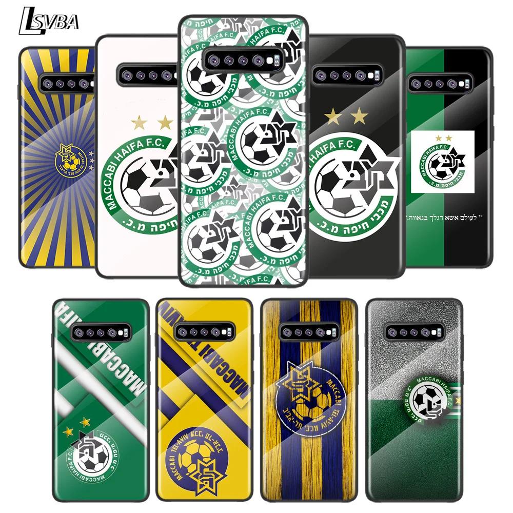 

Football Maccabi Haifa For Samsung Galaxy S20 FE S10e S10 S9 S8 Ultra Plus Lite Plus 5G Tempered Glass Cover Phone Case