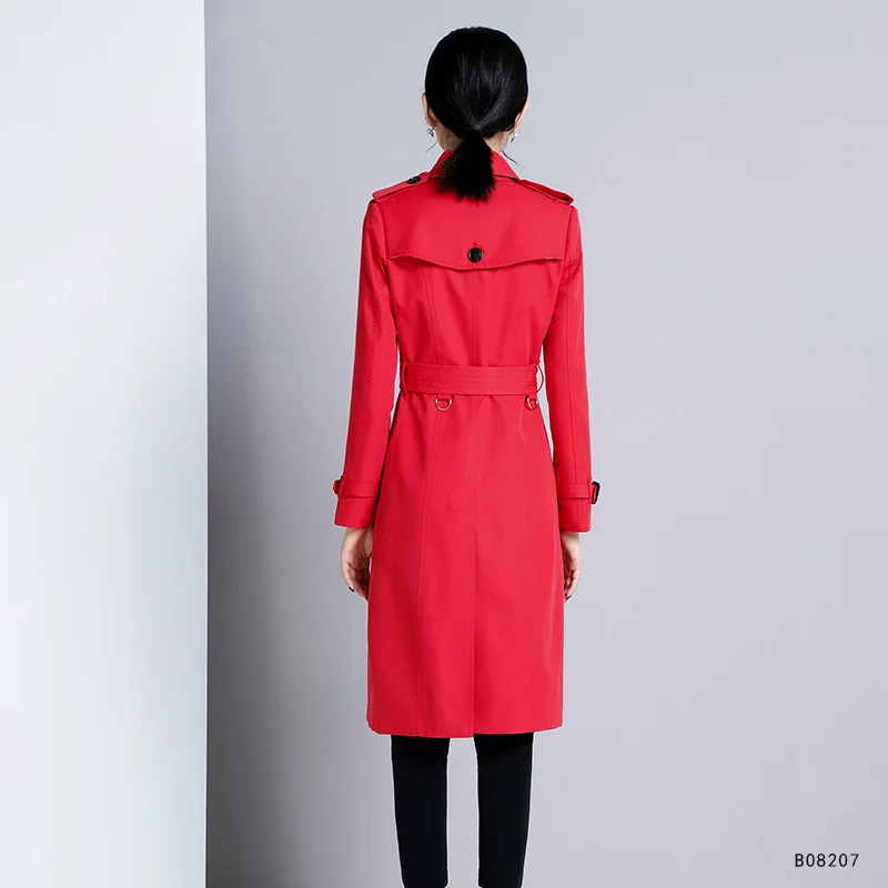 Женские 2020 одежда весна осень однотонные Цвет женские длинные ветрозащитные