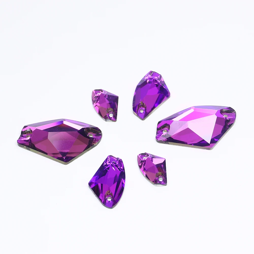 Galactc Форма Швейные Кристаллы Стразы аппликация шить на горный хрусталь с плоской