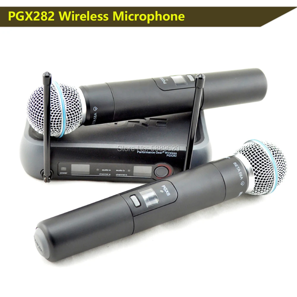 Бесплатная доставка Лидер продаж PGX282 PGX8 UHF двойной микрофон PGX двойная