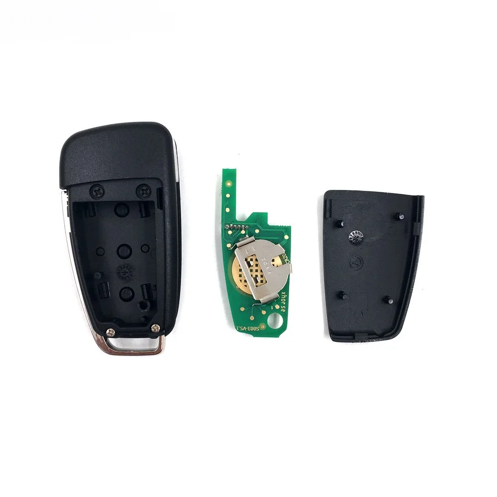 

RIOOAK 10pcs,Xhorse Wireless Universal Remote Car Key 3 Buttons With Chip for Honda VVDI Key Tool VVDI2 Programmer XNHO00EN