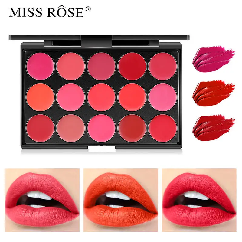 Бархатный матовый макияж Miss Rose увлажняющая помада 15 цветов водонепроницаемая