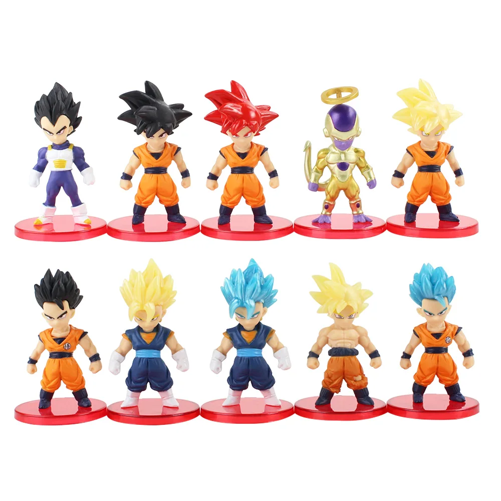 21 шт. WCF Dragon Ball Sun Wukong Devils Tranks Saiyan кукла модель ручная украшения игрушки супер