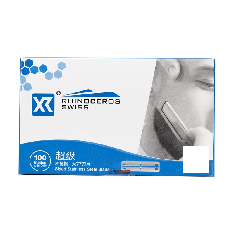 

10/80pcs Big 77 Blade Classic Safety Razor Blade Straight Razor Double Edge Razor Blade Stainless Steel Blade 62*16.2mm G0407
