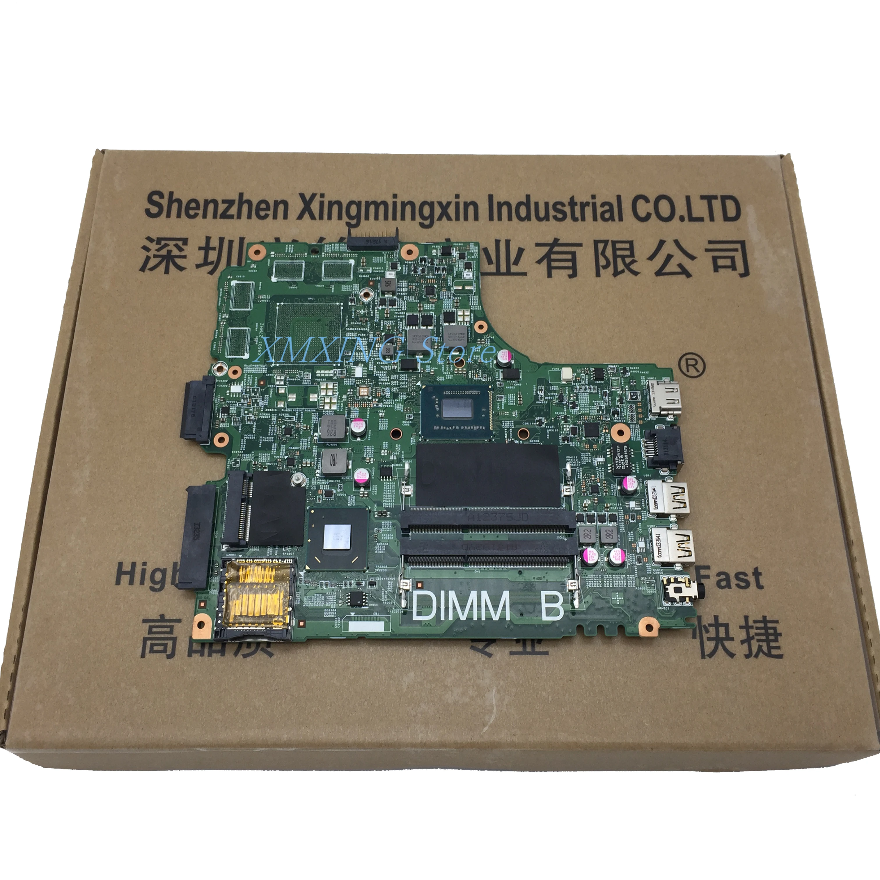 FULCOL For DELL Latitude 3421 Laptop Motherboard 1007U CPU SR109 12204-1 CN-0VV4H6 0VV4H6 VV4H6 Tested 100% work