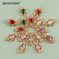 assoonas m918diy earrings pendantsconnectorkc gold platedcharmsjewelry makingjump ringsupplies for jewelry10pcslot